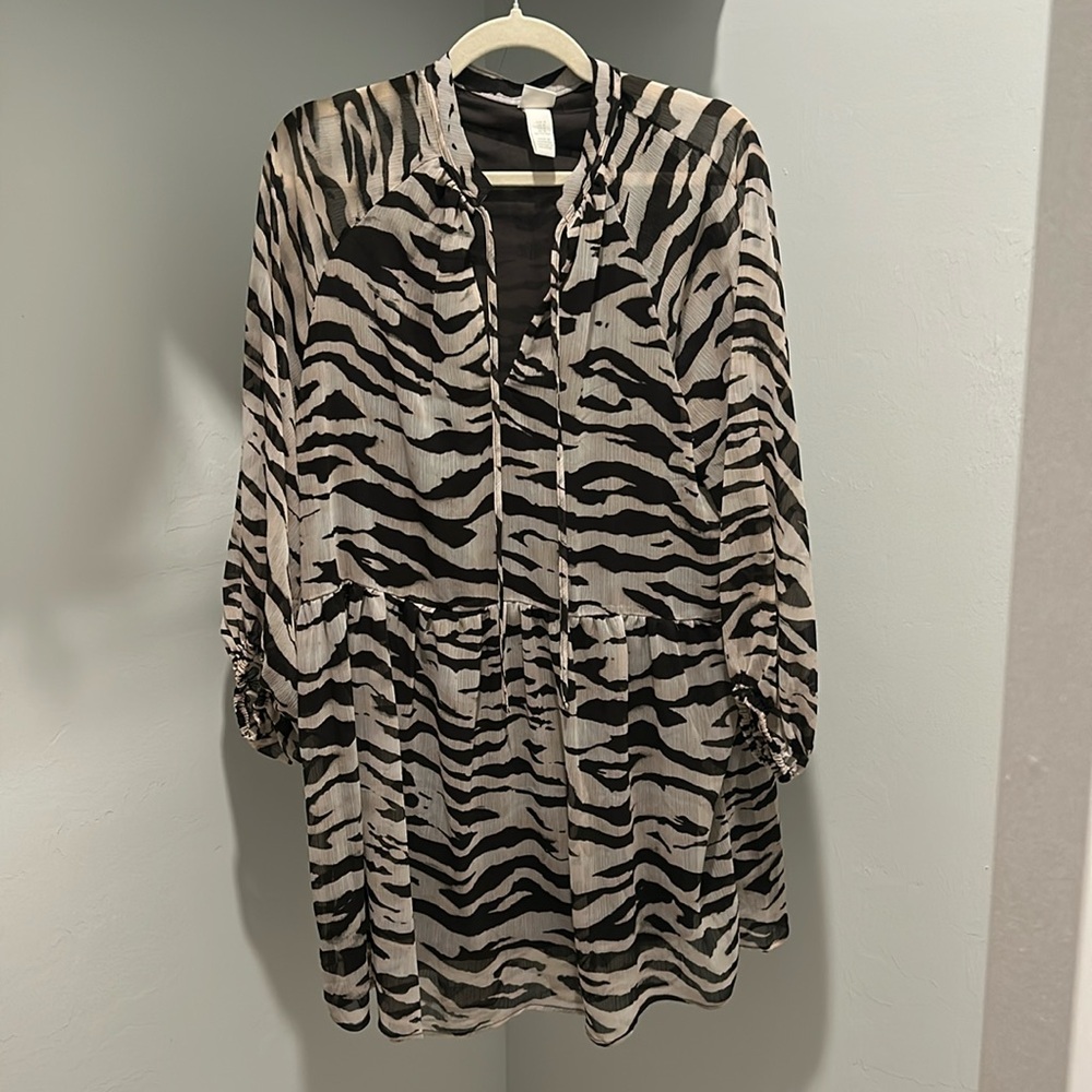 H&M Zebra Dress
